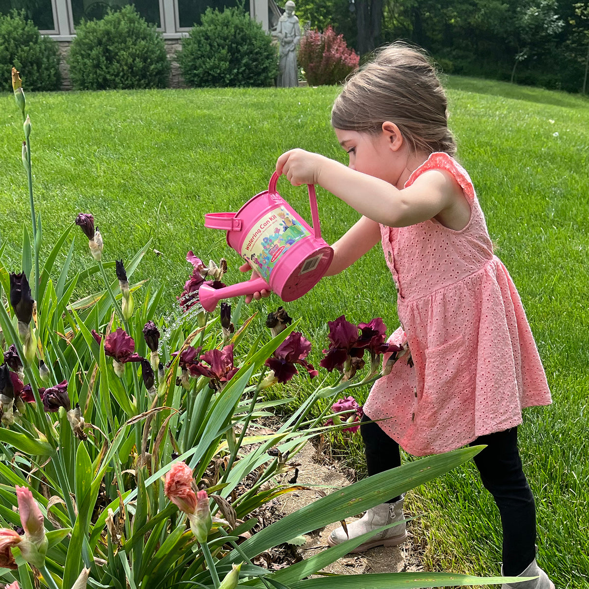 Little Pals Pink Watering Can Kit