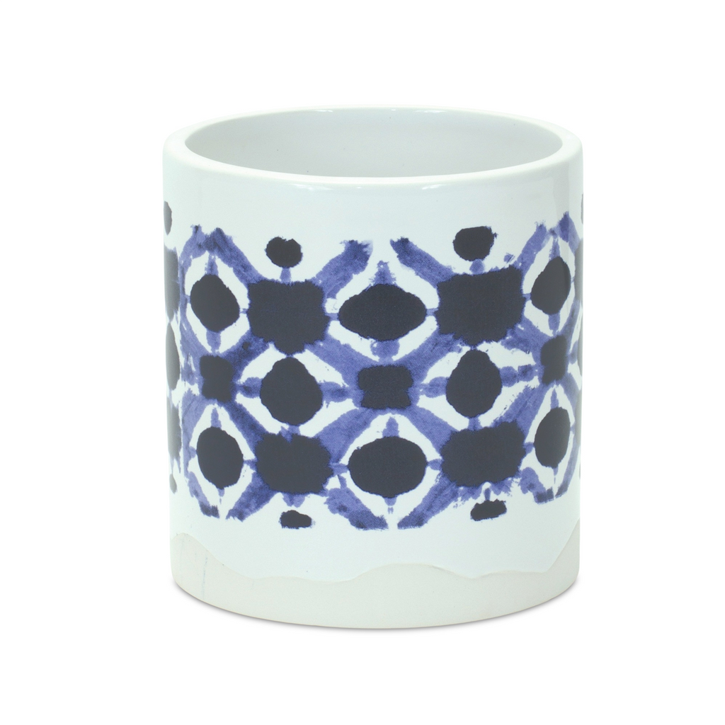 Tie-Dye Print Ceramic Pot (Set of 2)