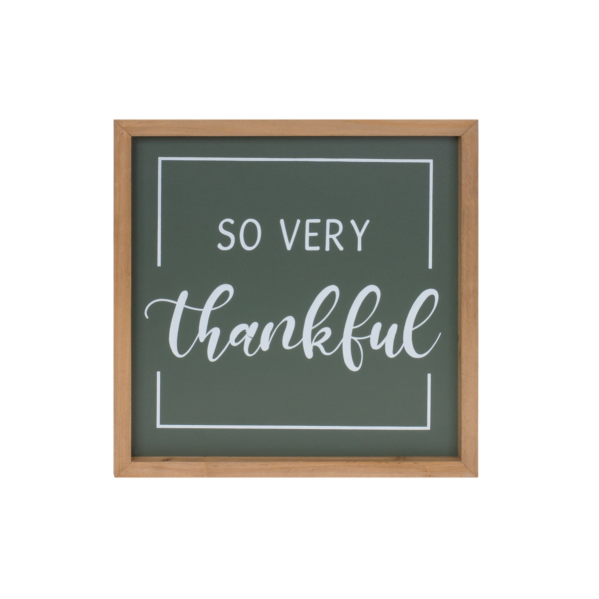 Gather and Thankful Sentiment Sign (Set of 2)