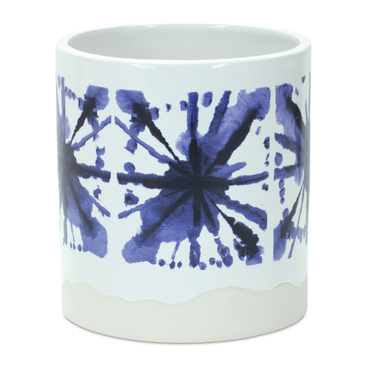 Tie-Dye Print Ceramic Pot (Set of 2)