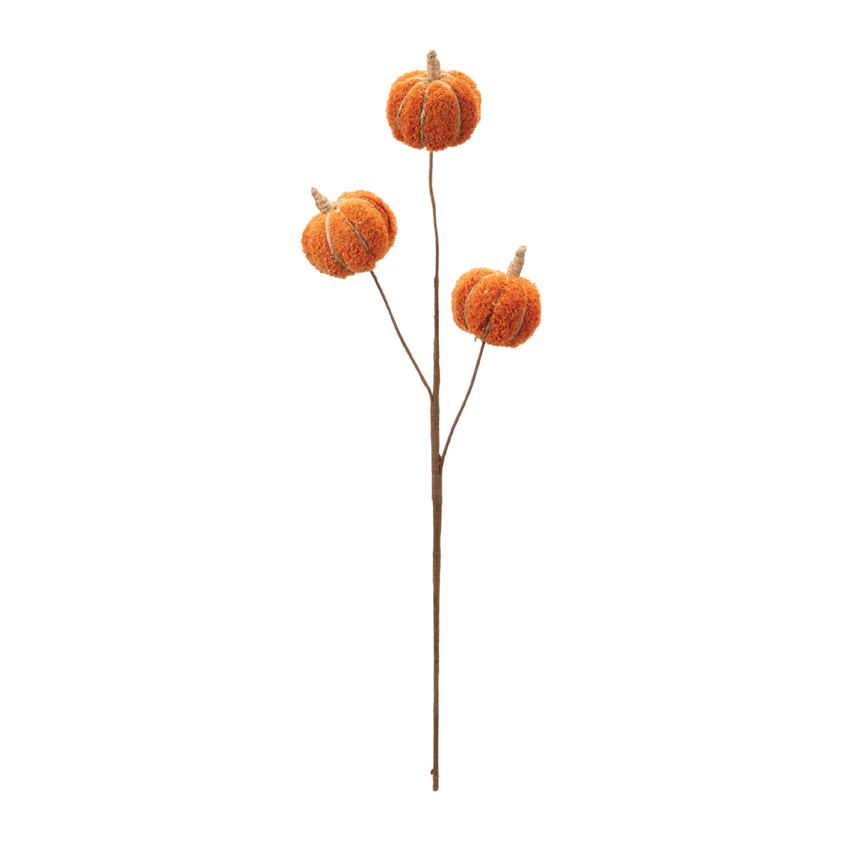 Plush Fall Pumpkin Spray (Set of 2)
