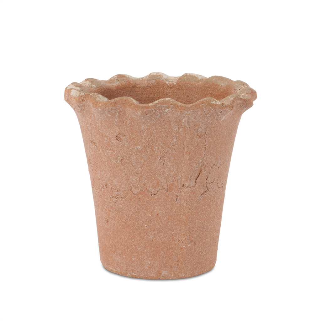 Container (Set of 2) 5"H, 6.75"H Terra Cotta