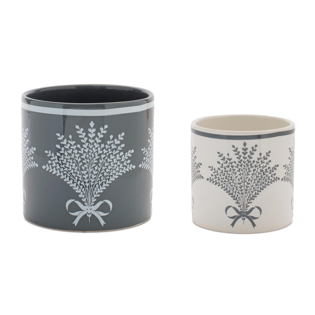 Container (Set of 2) 4"D x 4"H, 5"D x 5"H Dolomite