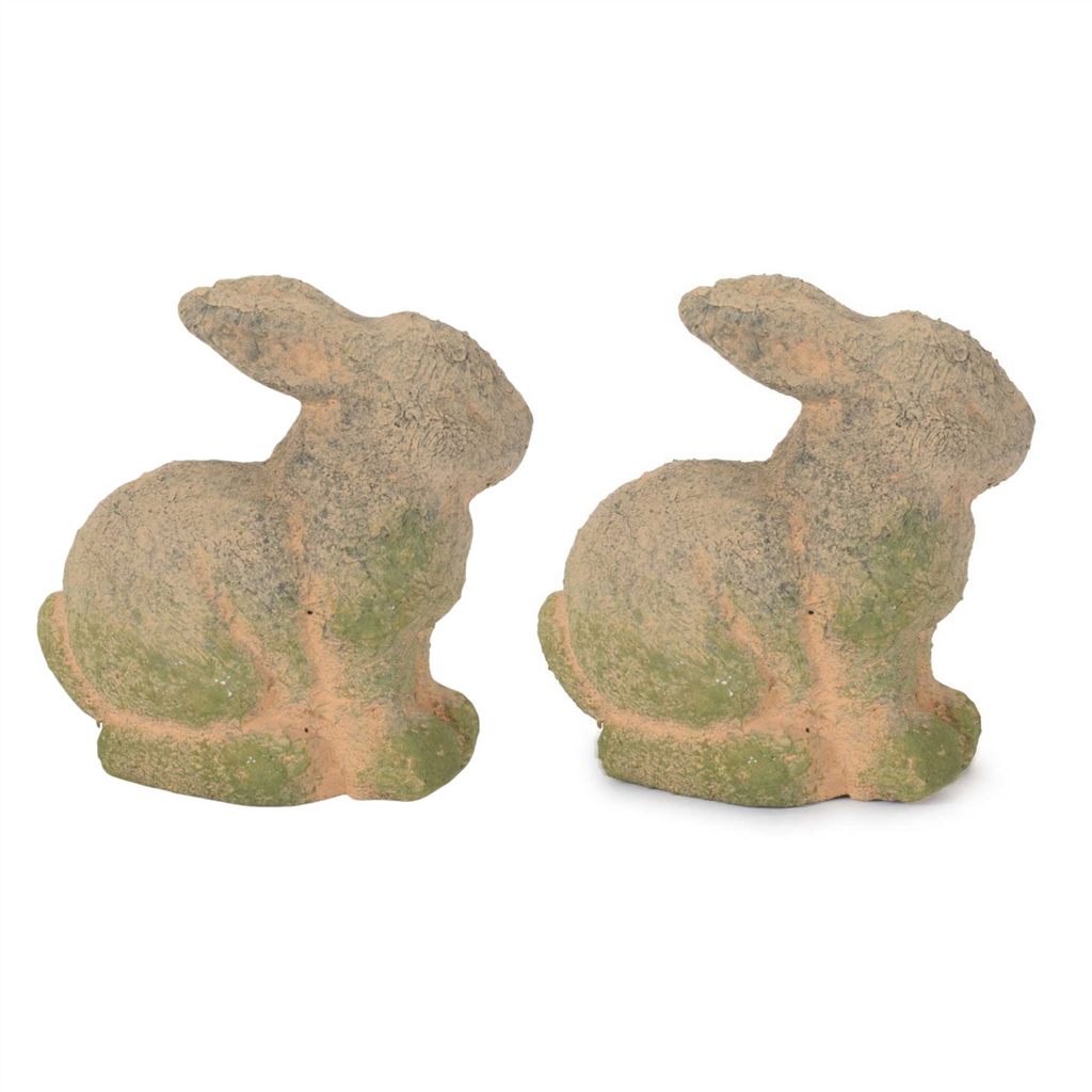 Rabbit (Set of 2) 6”H Terra Cotta