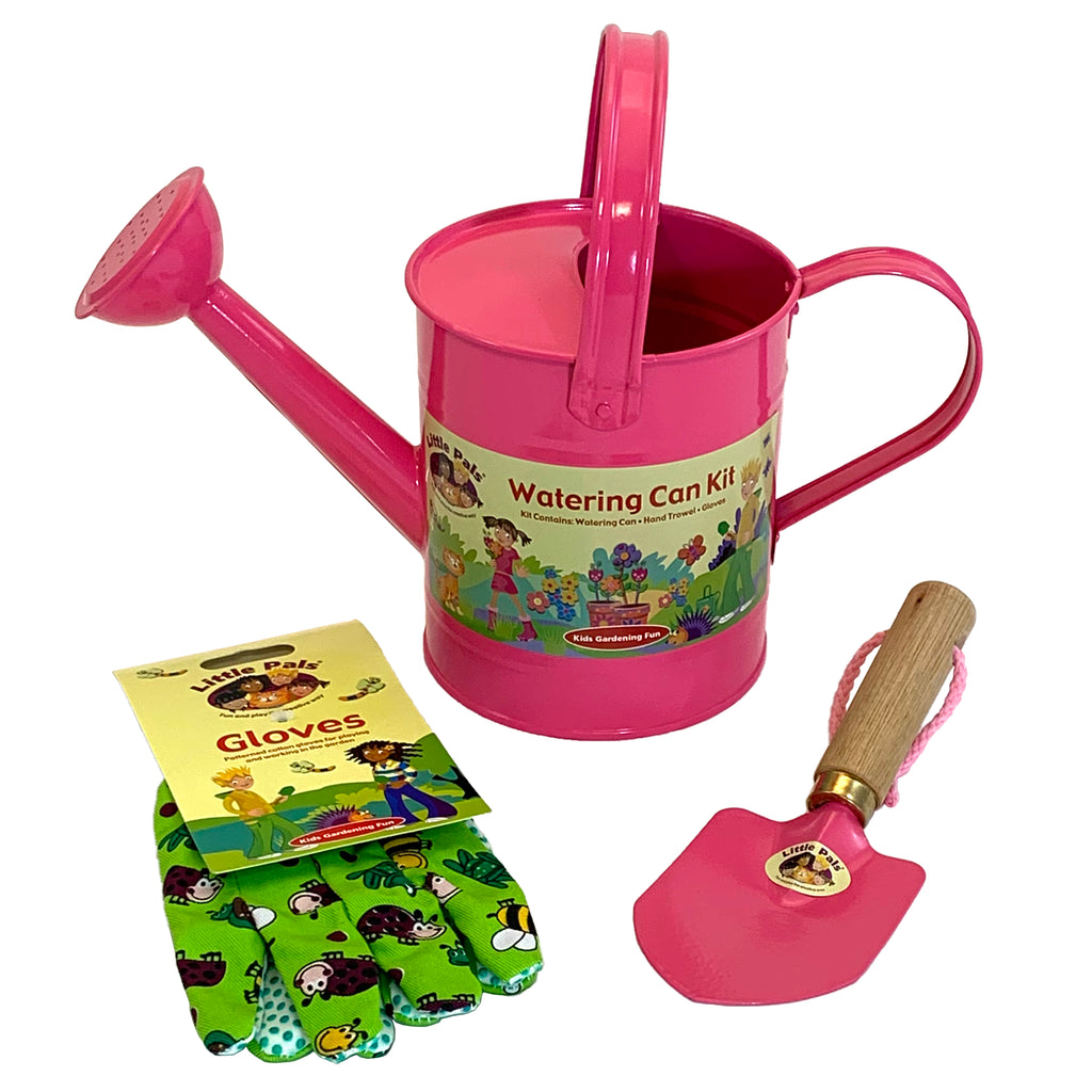 Little Pals Pink Watering Can Kit