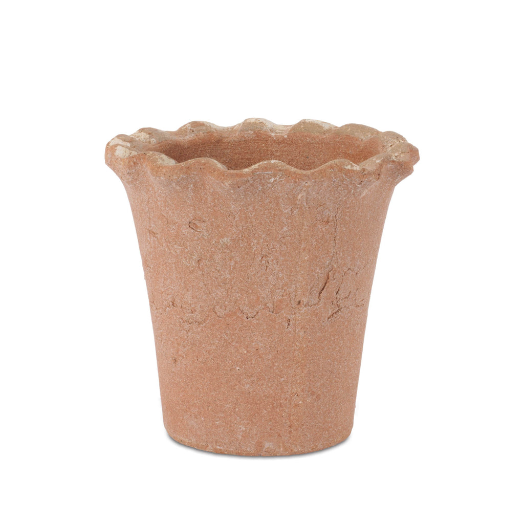 Container (Set of 2) 5"H, 6.75"H Terra Cotta